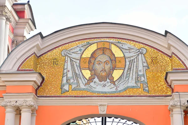 Mosaico em Alexander Nevsky Lavra . — Fotografia de Stock