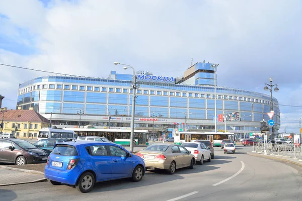 Vista del hotel Moscú, San Petersburgo . — Foto de Stock