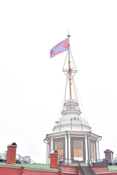 Flag Tower of Peter and Paul Fortress, — Stock Photo, Image