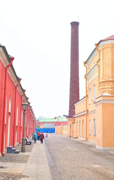 Street in Peter and Paul Fortress. — Stock Photo, Image