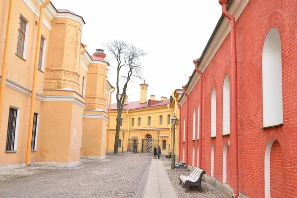 Street in Peter and Paul Fortress. — Stock Photo, Image