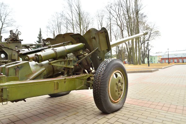 Tanksavar topu İkinci Dünya Savaşı. — Stok fotoğraf