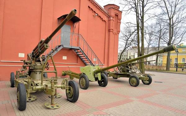 Armas antitanque e antiaéreas da Segunda Guerra Mundial . — Fotografia de Stock