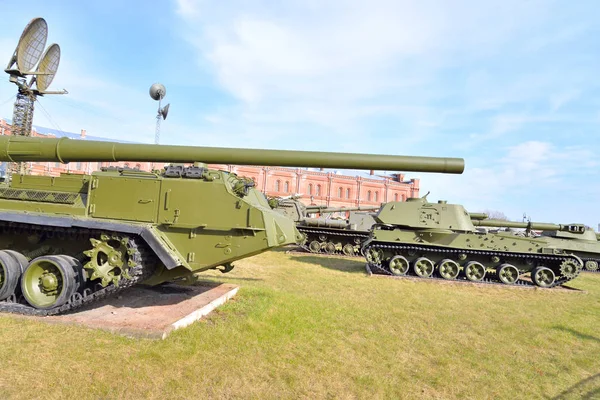 Експозиція музею артилерії — стокове фото