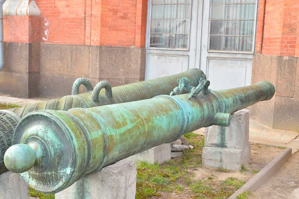 Old cannons, St.Petersburg. — Stock Photo, Image