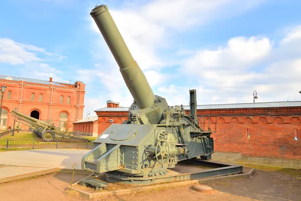 305mm houwitser monster Obukhov fabriek in 1915. — Stockfoto