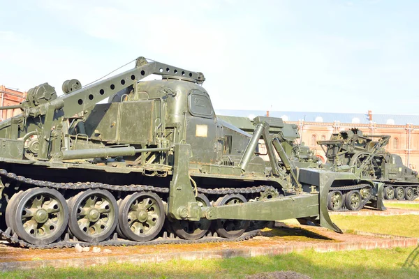 Utgrävning maskin i historiska militärmuseet. — Stockfoto