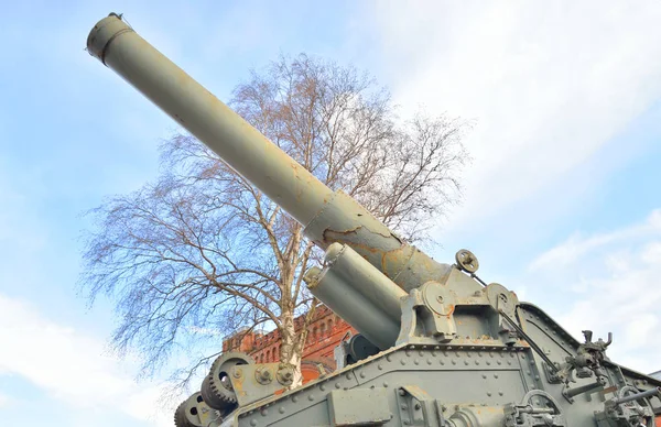 博物館の砲兵隊の榴弾砲. — ストック写真