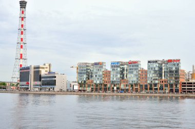 Televizyon Kulesi ve Aptekarskaya setin içinde St.Petersburg.