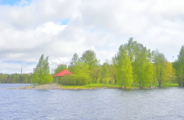 Finlandiya'da Saimaa Gölü. — Stok fotoğraf