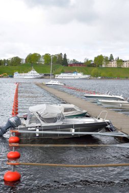 Lappeenranta Saimaa göl kenarında liman.