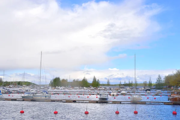 라 펜 란 타 항구 Saimaa 호수에. — 스톡 사진