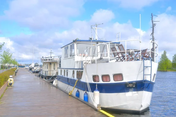 Port de Lappeenranta sur le lac Saimaa . — Photo