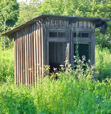 Ahşap tuvalet dışında