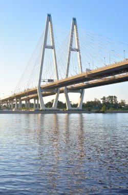 Kablo köprü ve Neva nehri kaldı..