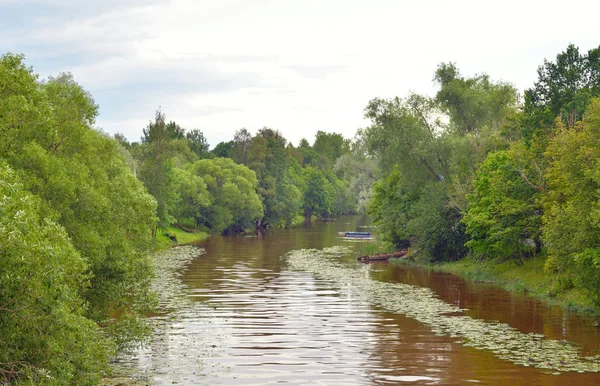 Strelka River, zomer. — Stockfoto