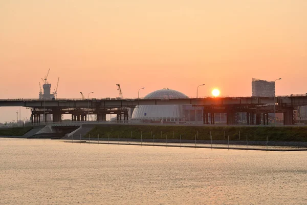 Utsikt över i nordvästra utkanten av St. Petersburg. — Stockfoto