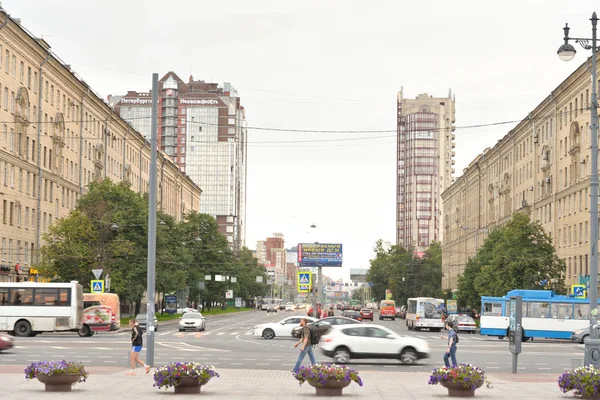 Lenin Avenue in Sint-Petersburg. — Stockfoto