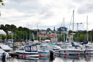 Lappeenranta Saimaa göl kenarında liman.