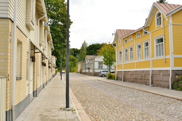 Przy ssummer ulicy w Lappeenranta. — Zdjęcie stockowe