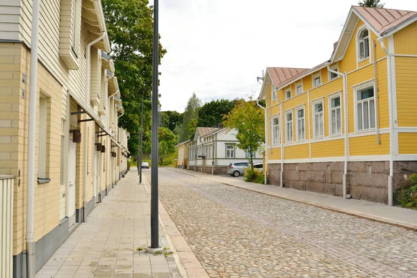 Straat in Lappeenranta op ssummer. — Stockfoto