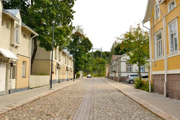 Straat in Lappeenranta op ssummer. — Stockfoto