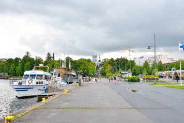 Lappeenranta Saimaa göl kenarında liman.