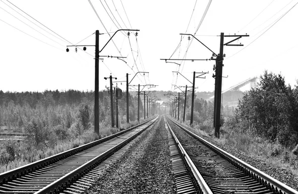 Carreteras ferroviarias . —  Fotos de Stock