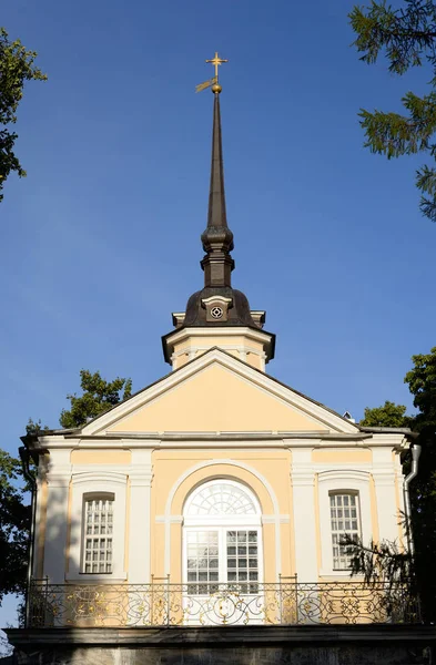Puşkin şehirde Ortodoks Kilisesi. — Stok fotoğraf