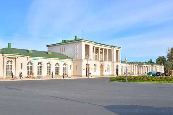 Treinstation in Tsarskoje Selo. — Stockfoto