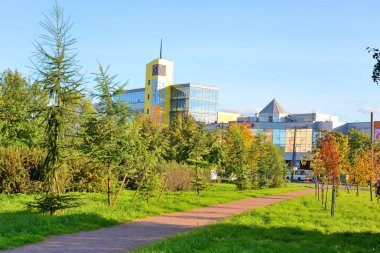 Park in microdistrict Ribatskoe.