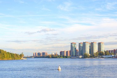 Neva Nehri manzaralı, St. Petersburg..