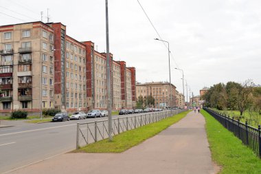 St.Petersburg sokakta Babushkina.