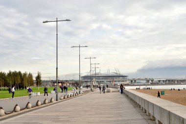 300 yıldönümü park ve stadyum Zenith Arena görünümünü.