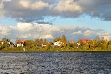 neva Nehri akşam manzarası.