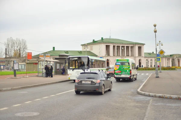 Estación de tren en Tsarskoe Selo . — Foto de Stock