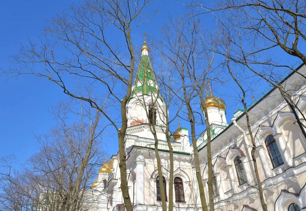 Voskresensky Novodevichy Manastırı çan kulesinde. — Stok fotoğraf