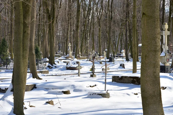 Cimitero Novodevichye a San Pietroburgo . — Foto Stock