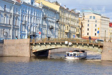 Büyük ahırları Bridge'de St.Petersburg.