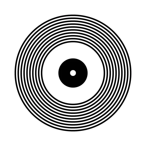 Vinyl record ikonen. — Stock vektor