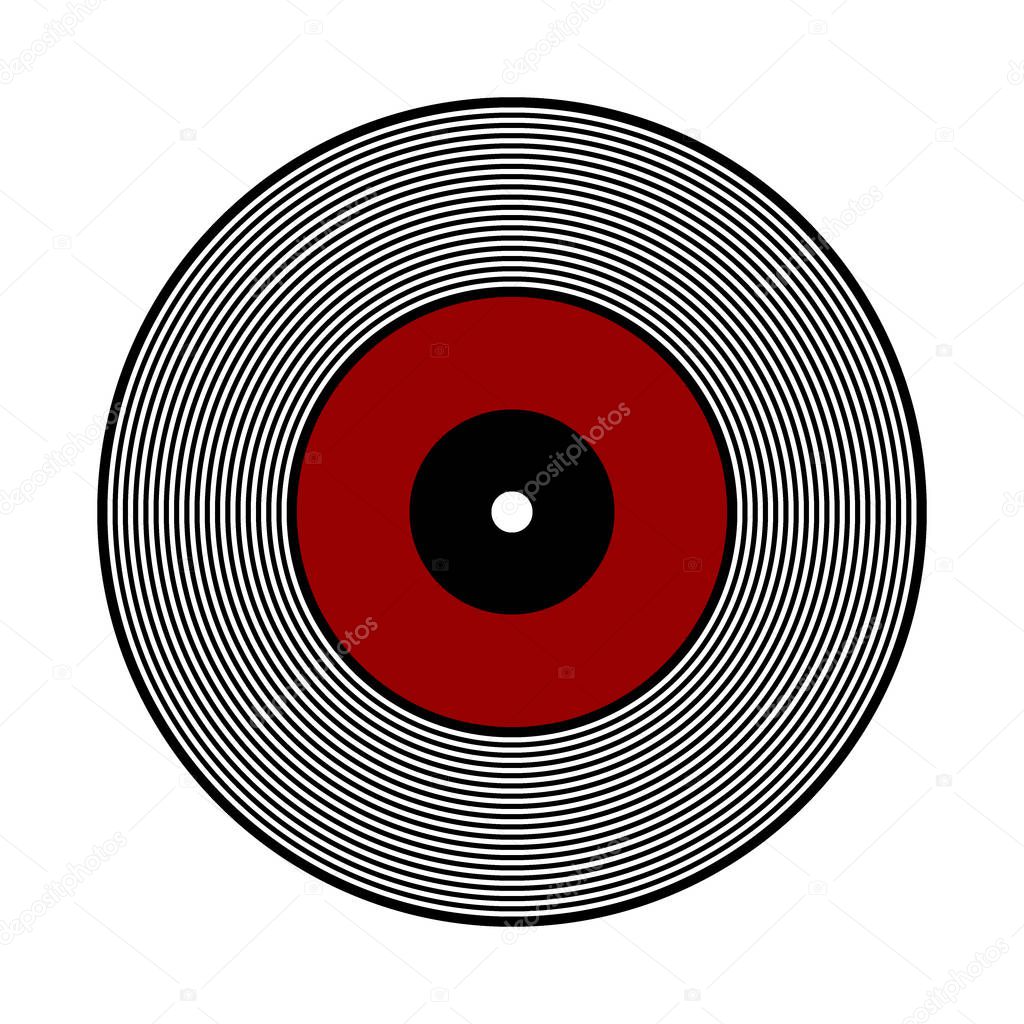 Vinyl record icon.