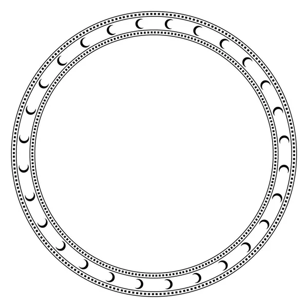 Runda prydnad mönster Mandala. — Stock vektor