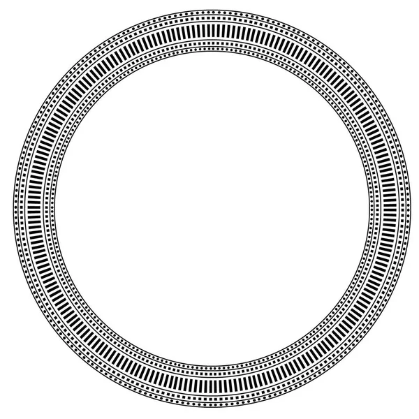 Runda prydnad mönster Mandala. — Stock vektor