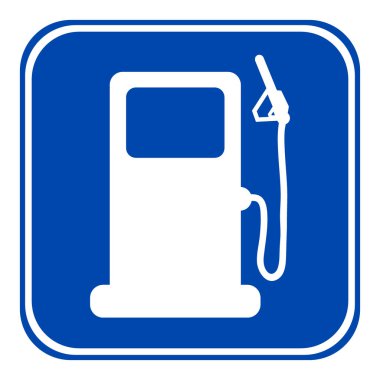 benzin istasyonu işareti.