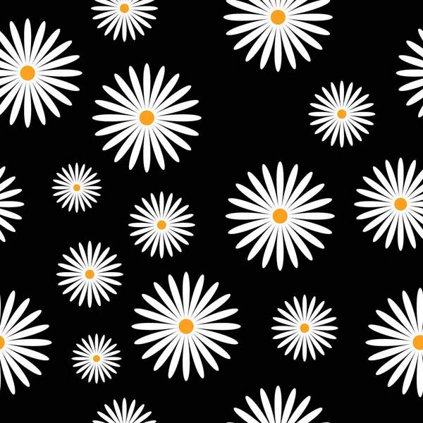 Flowers background pattern. — Stock Vector