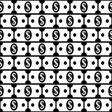 Doları simgeler seamless modeli.