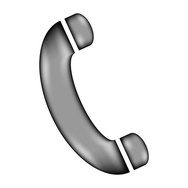 Signo del icono del teléfono . — Archivo Imágenes Vectoriales