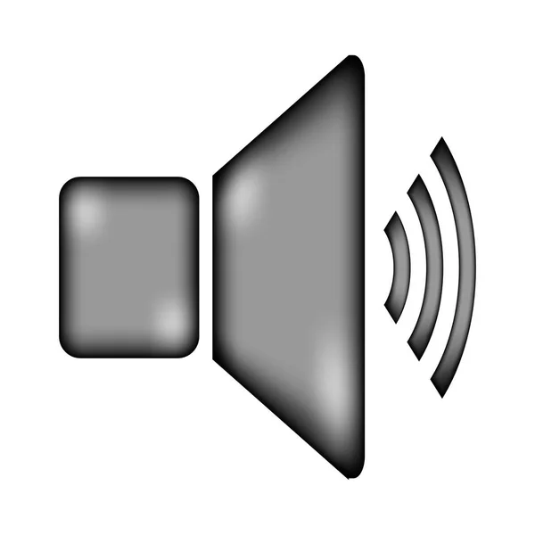 Haut-parleur icône de volume signe . — Image vectorielle