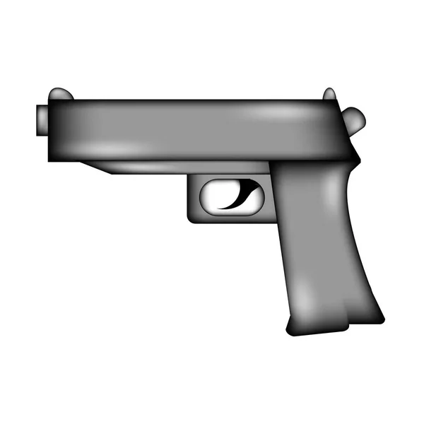 Waffenzeichen-Symbol. — Stockvektor