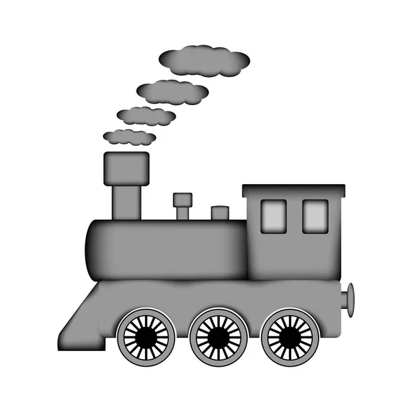 Icono de signo de locomotora . — Vector de stock